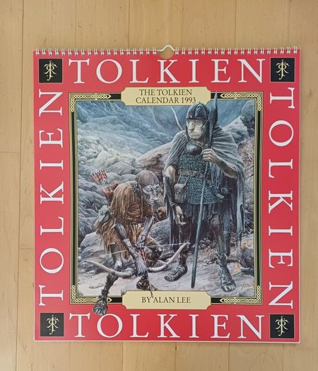 JRR TOLKIEN Six Vintage Calenders