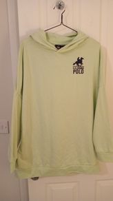 POLO pale green hoodie