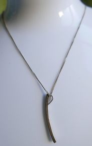 Sterling Silver 925 Necklace and Pendant L16" - 3,92g