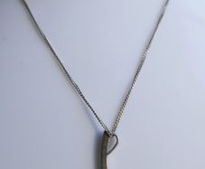 Sterling Silver 925 Necklace and Pendant L16" - 3,92g