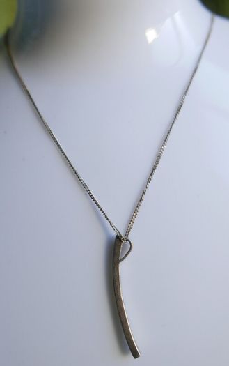 Sterling Silver 925 Necklace and Pendant L16" - 3,92g