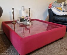 Chesterfield fusion pink coffee table