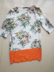 Zara silk dress S