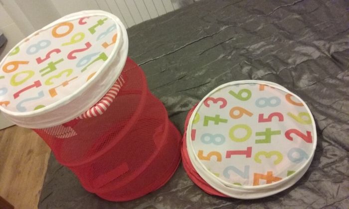 basket with lid x2 from ikea