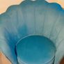 Duck egg velvet accent chair Image 2