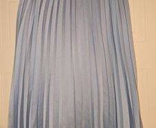 Beautiful Icelandic Blue pleated midi skirt from Vila