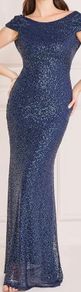Navy dress Sequins