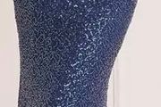 Navy dress Sequins