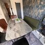 Marble Top Extendable Dining Table & Chair Image 7