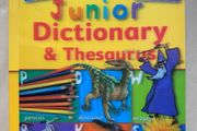 Junior Dictionary &amp; Thesaurus 3D Front Page