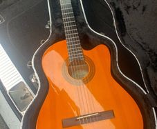 Fender Classical Guitar with preamp & new hardcase