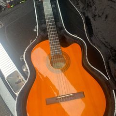 Fender Classical Guitar with preamp & new hardcase