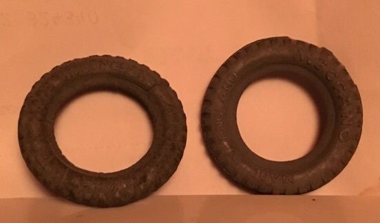 Meccano & Tri-ang tyres/wheels