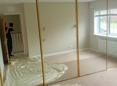 Sliding wardrobe doors