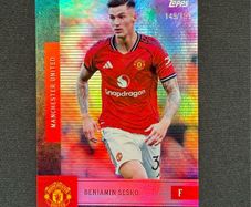 Benjamin Sesko /199 2025-26 Topps Manchester United Team Set #18