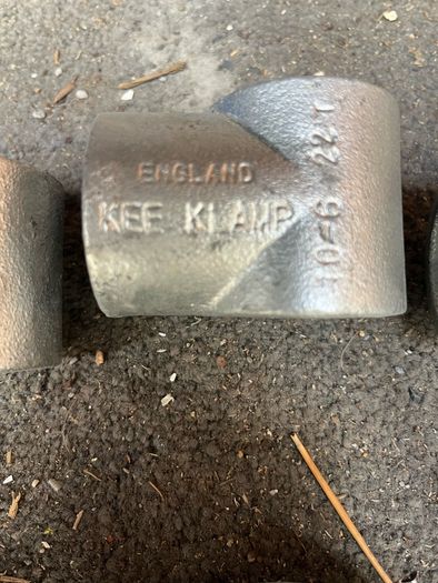 KEE KLAMP . Rail and fittings . Heavy gauge . Galvanized