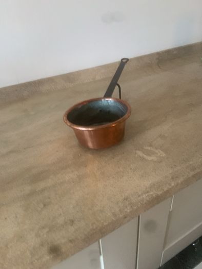 Antique copper pot