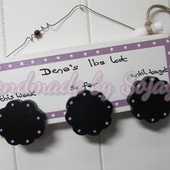 Countdown lbs Lost Plaque Personalised