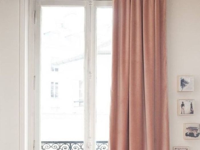 Velvet curtains