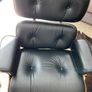 Eames style chair and foot rest Image 3