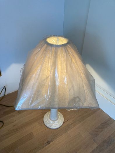 Vintage Table Lamp - Alabaster