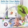 Baby Play Mat with 9 Toys, Baby Activity Gym with Balls for Sensory and Motor Skill Development, Baby Play Gym 2 Rattle Teething Toys for Toddlers, Thicker, Non Slip, Ages Newborn (FREE POSTAGE) Image 3