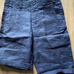 Benetton Shorts 100% linen boys girls 6-7 y brand new