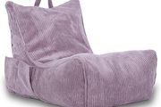 Bean Bag Corduroy Bean Bag Chair with Handle &amp; Pocket  Modern Soft Seating