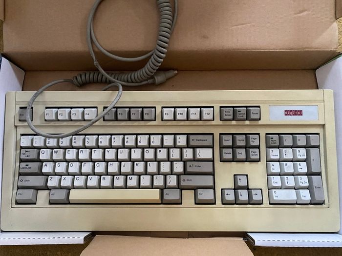 vinrage digital ps/2 keyboard