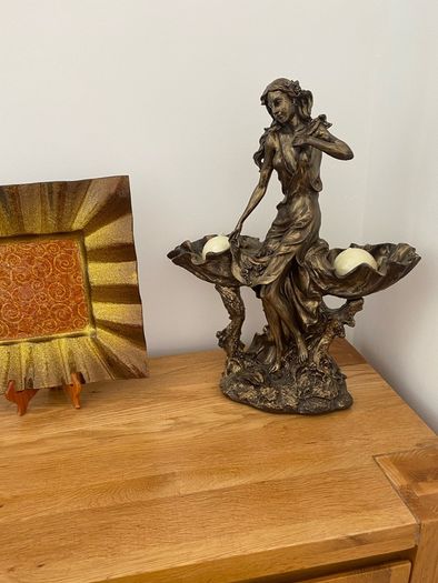 Resin statue