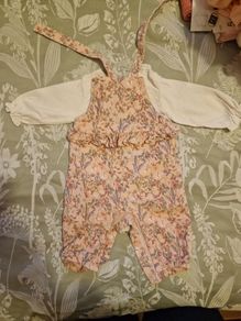 Baby Girl Dungarees