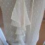 Zara cream dobby top uk10 Image 4