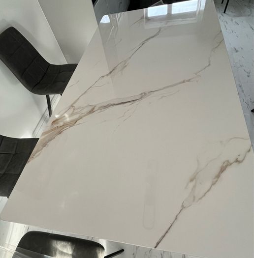 Brand new(Rarely used) dining table with no chairs(Negotiable)
