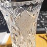 Small bohmine crystal vase. 5 inches tall Image 6