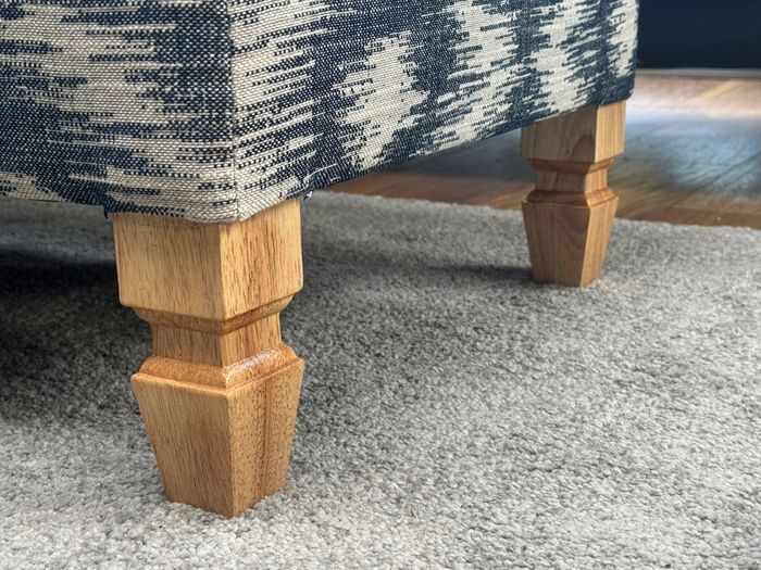 Cool Blue Hybrid Coffee Table/Foot Stool