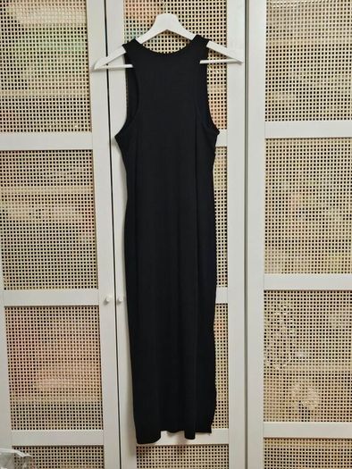 Black Midi Dress H&M S