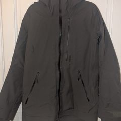 Decathlon WEDZE Mens ski jacket FR500 Dark Green