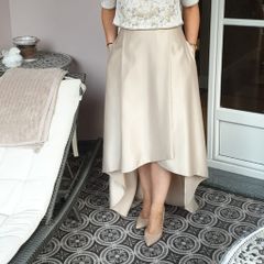 Folkster Lena Skirt & Nella Beaded Top/Jacket -  Champagne - Size 8