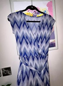Ladies Navy & Mauve Jumpsuit. Size UK 8 / EU 36