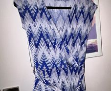 Ladies Navy & Mauve Jumpsuit. Size UK 8 / EU 36
