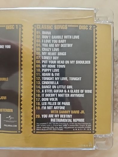 Paul Anka 2CD  - Classic Songs My Way