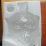 New glass crystal SKULL Decanter. 1000ml fill. Image 4