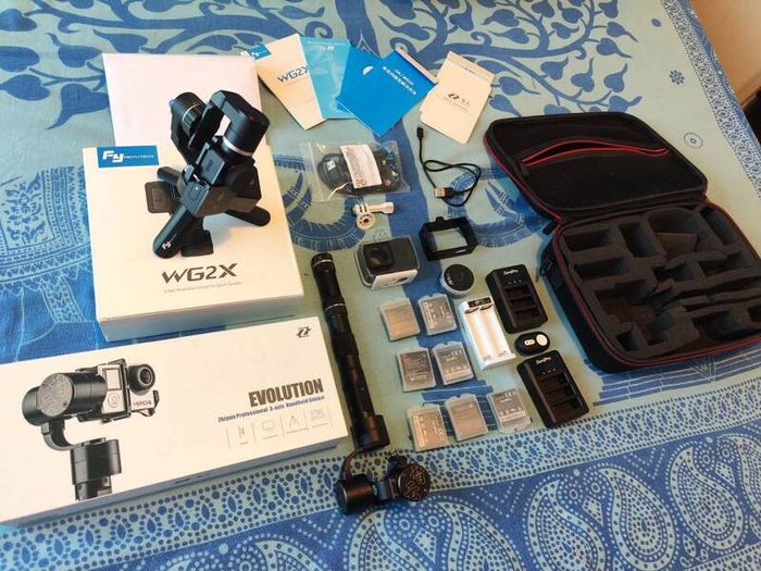 4k YI action camera and gimbals vloger kit