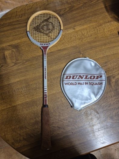 Vintage Dunlop Squash Racquet