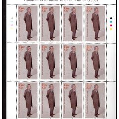 2009 Ireland Centenary of the Birrell Land Act (1909) Commemorative Stamp Sheetlet Plate 1A1A1A1A Mint Never Hinged (MNH)