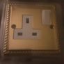 Classic Polished Brass Rope Edge Single Plug Socket from Hamilton Litestat Group Image 2