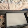 HAUGA upholstered bed, 2 storage boxes and firm mattress, Vissle grey Image 8