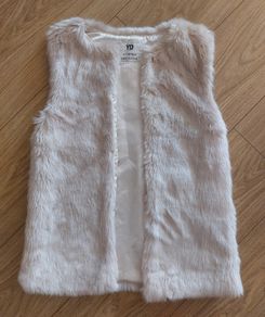 Brand new fur gilet - size 10-11 years