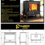 Snuggle S11 11kW multi-fuel stove & Flue Image 9