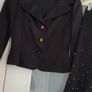 Helen McAlinden black 100% silk two-piece skirt and jacket suit Size 10UK - Rrp 675 (New) Image 3